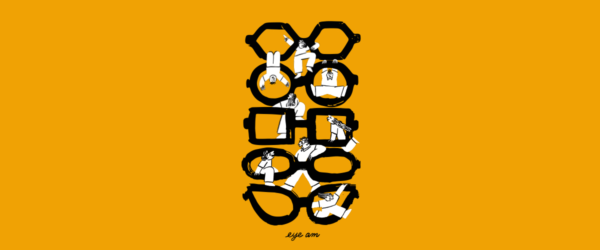 Illustration du 10e anniversaire Eye Am par Donna Doré